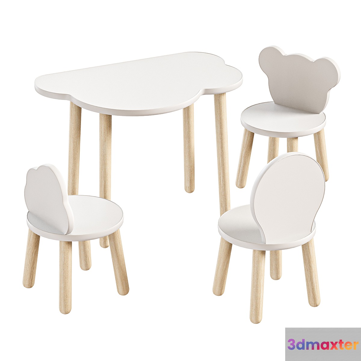 Set of children's furniture Todi 3D Max