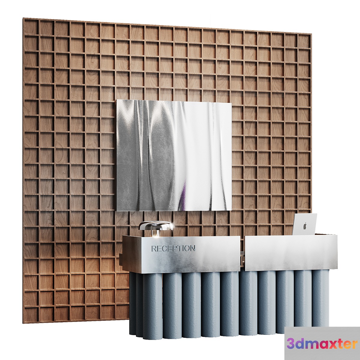 Reception desk 3D Max
