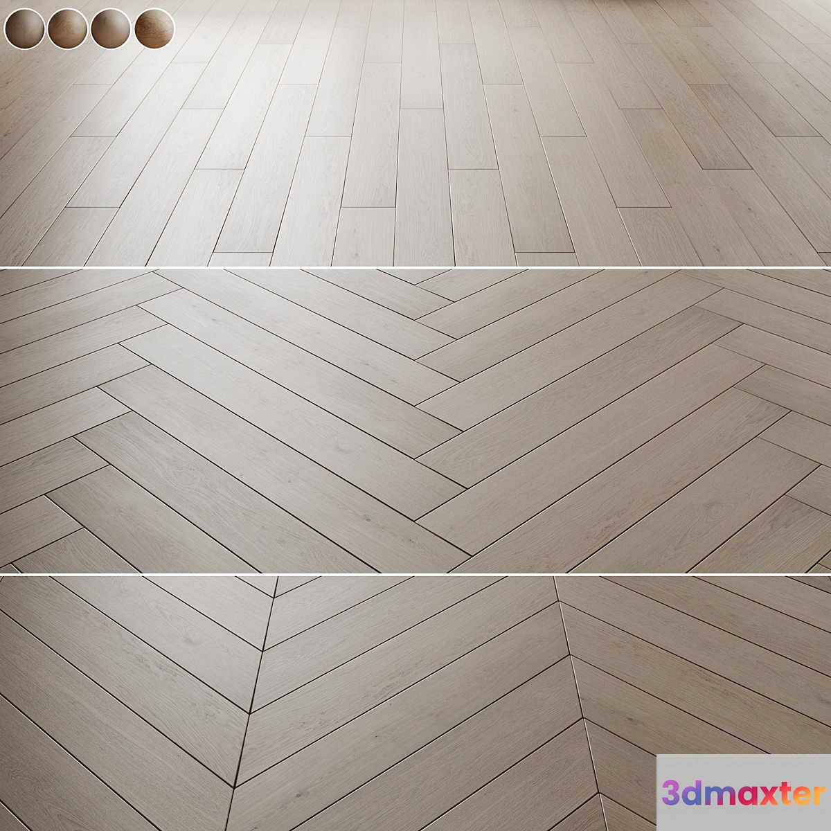Parquet board Bauwerk 3D Max
