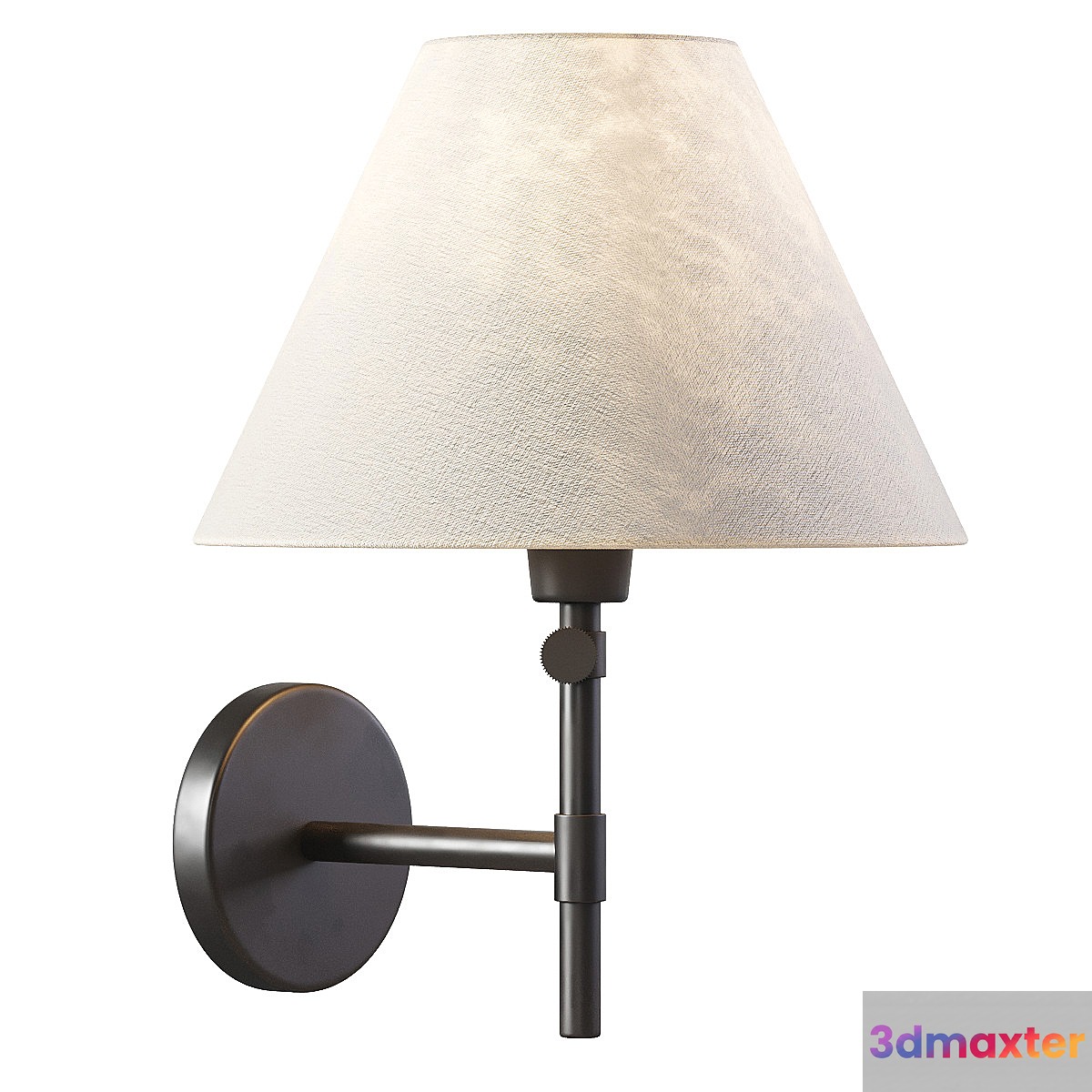LAMPE-APPLIQUE MURALE ABAT-JOUR LIN 3D Max
