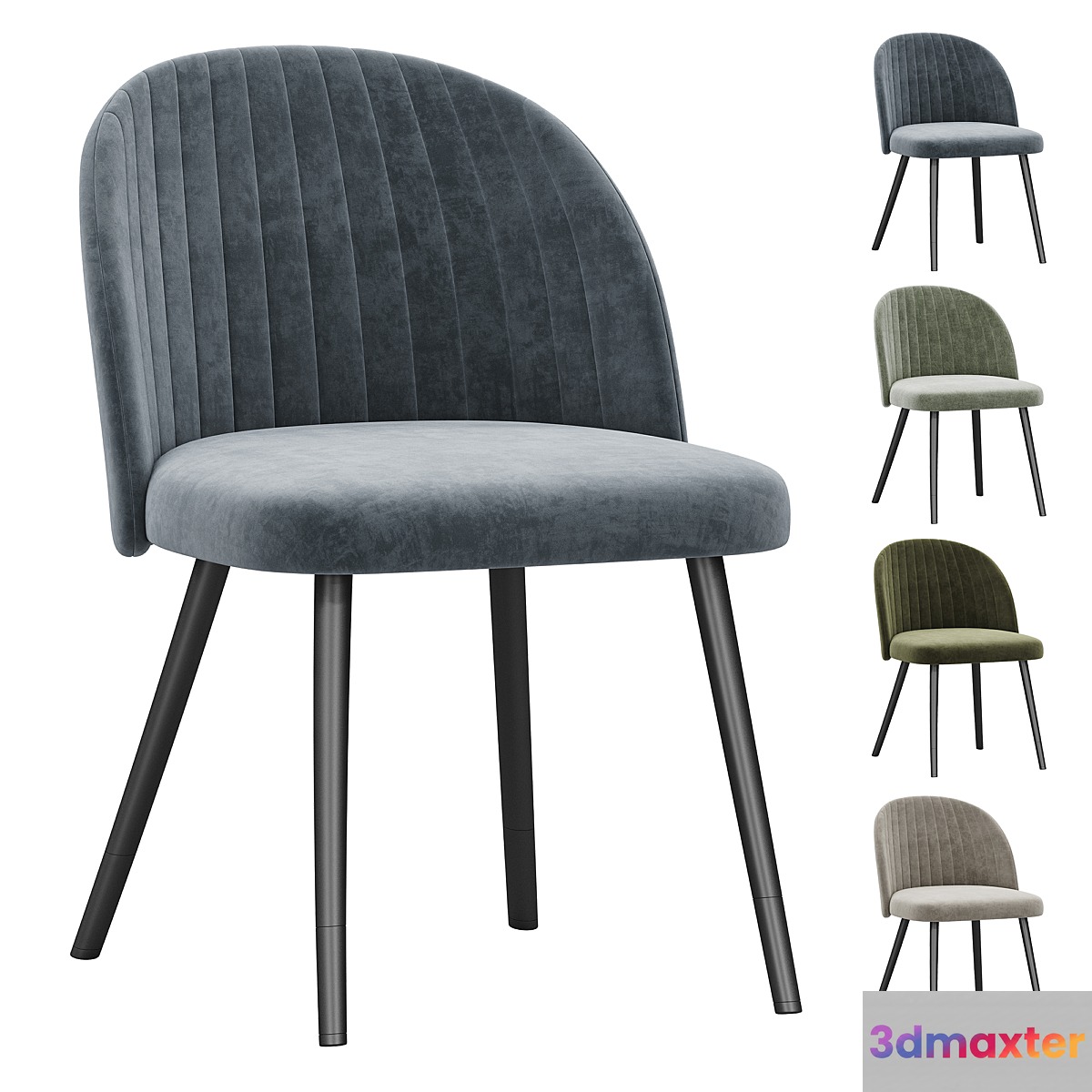 Woodville brand chair 3D Max