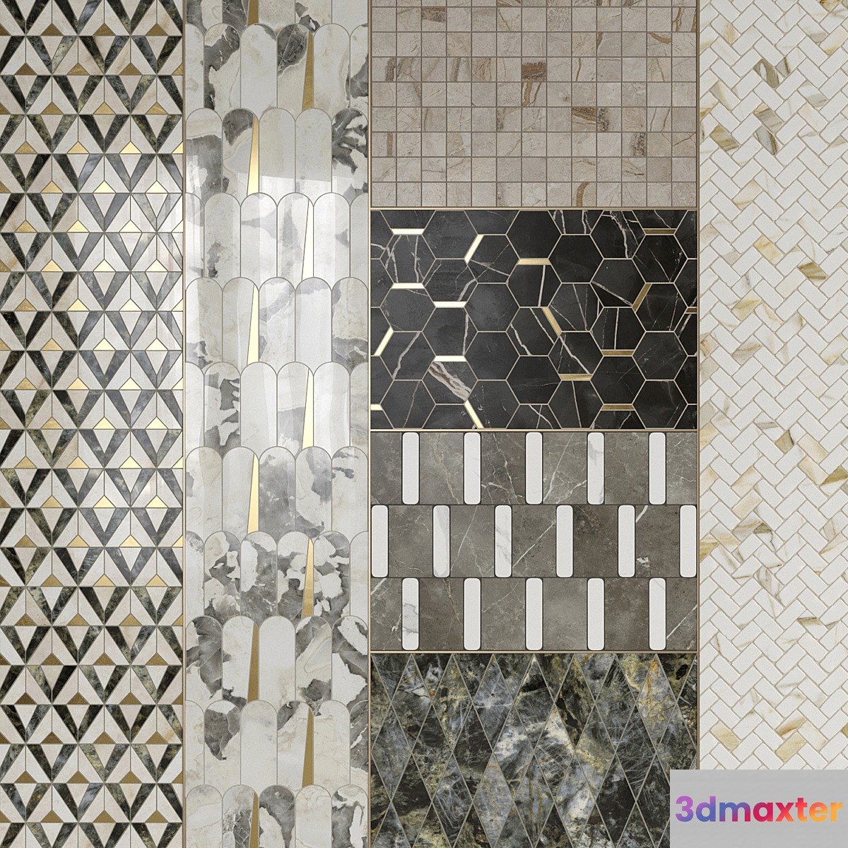 Italon STELLARIS Decor FullPack 3D Max