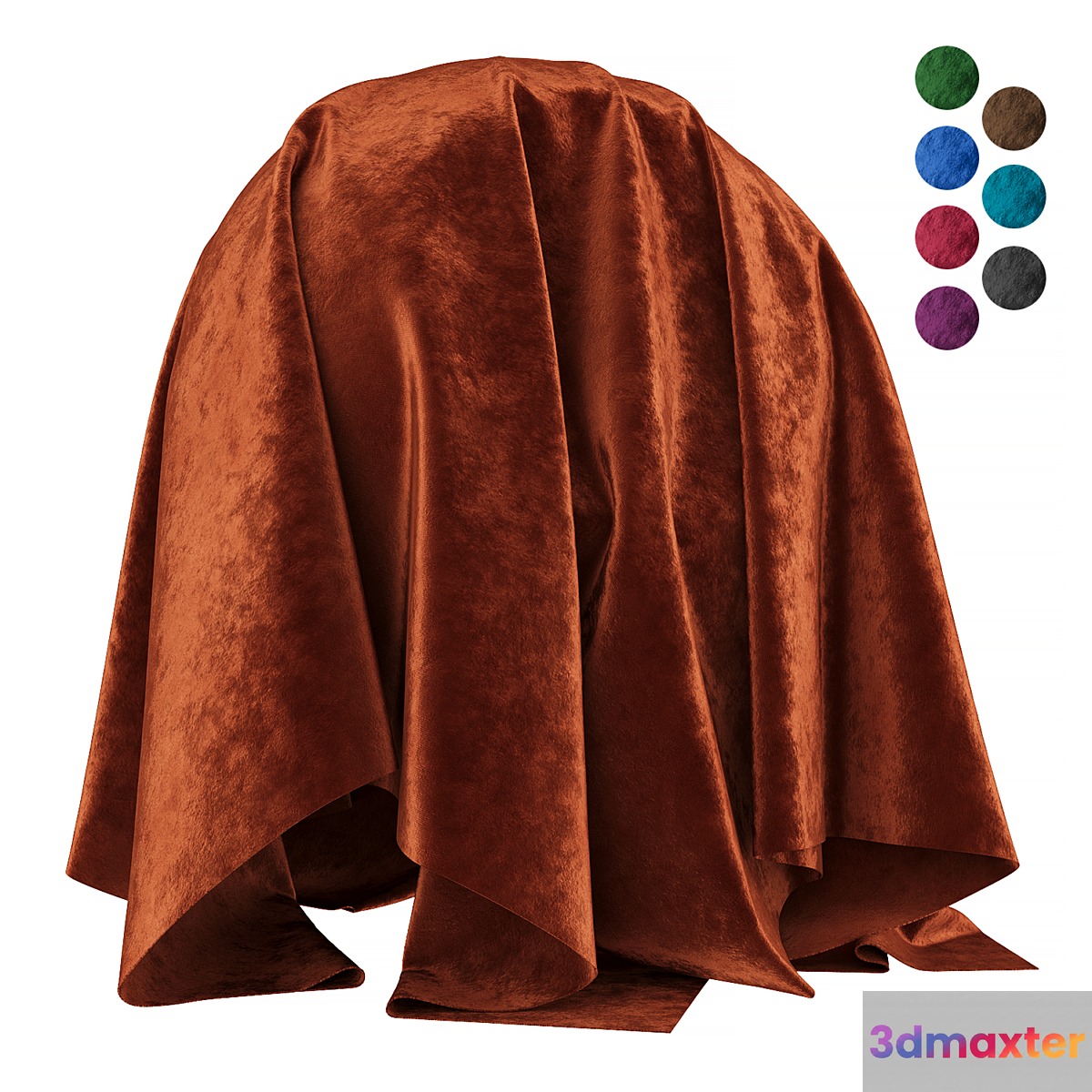 Fabric Velvet 001 (Corona Legacy + Corona Physical) 3D Max