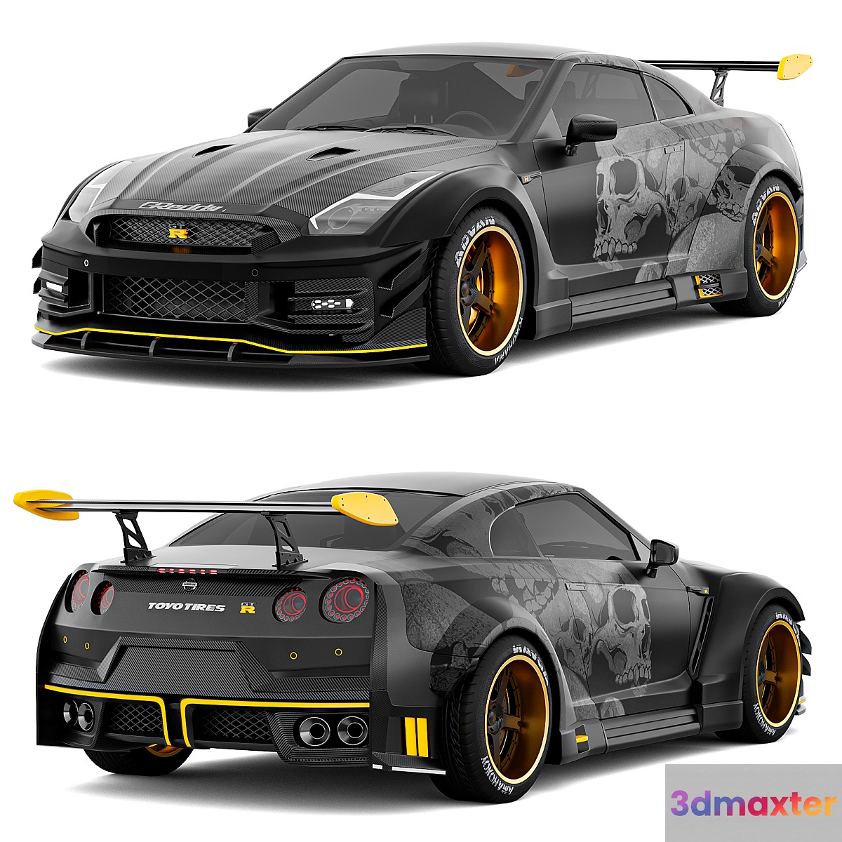 Nissan GTR R35 Nismo 3D Max