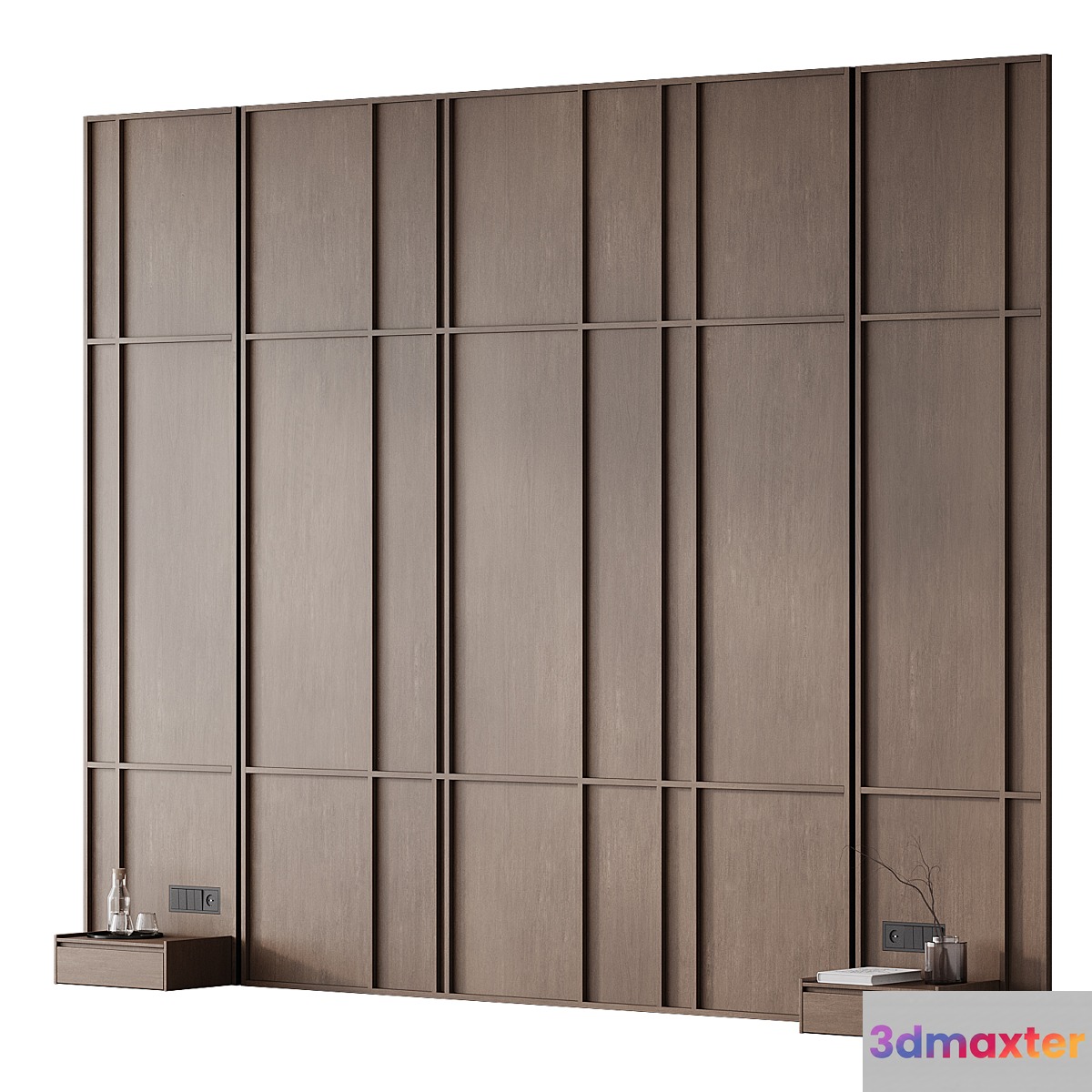 Headboard 008 | bedroom headboard | Wall composition 3D Max
