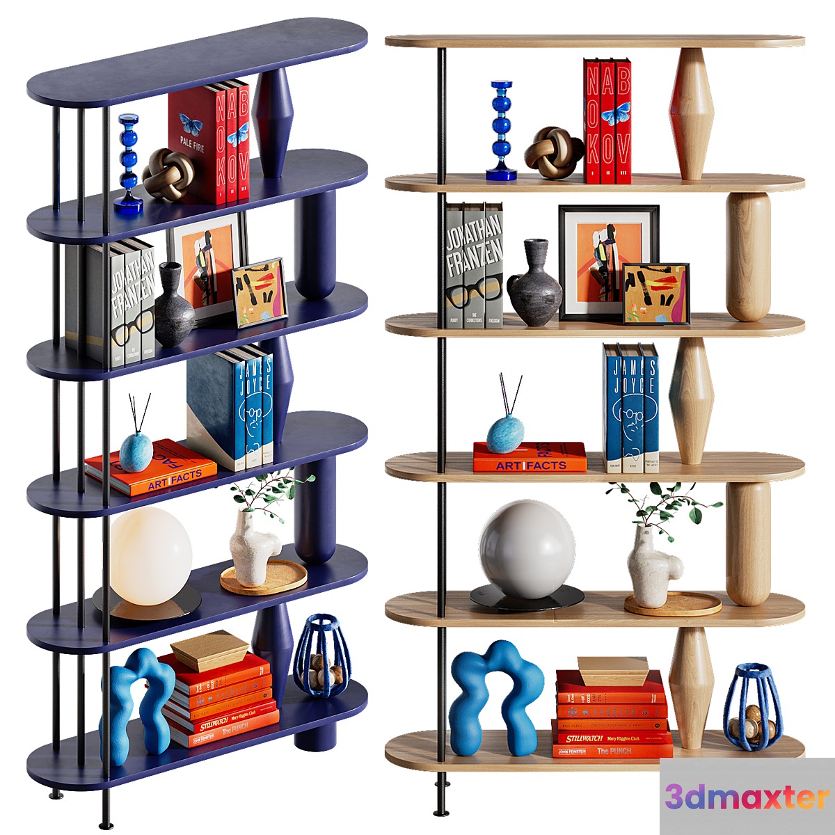 A rack with a bright decor VAZOO 1 from TAMO 3D Max