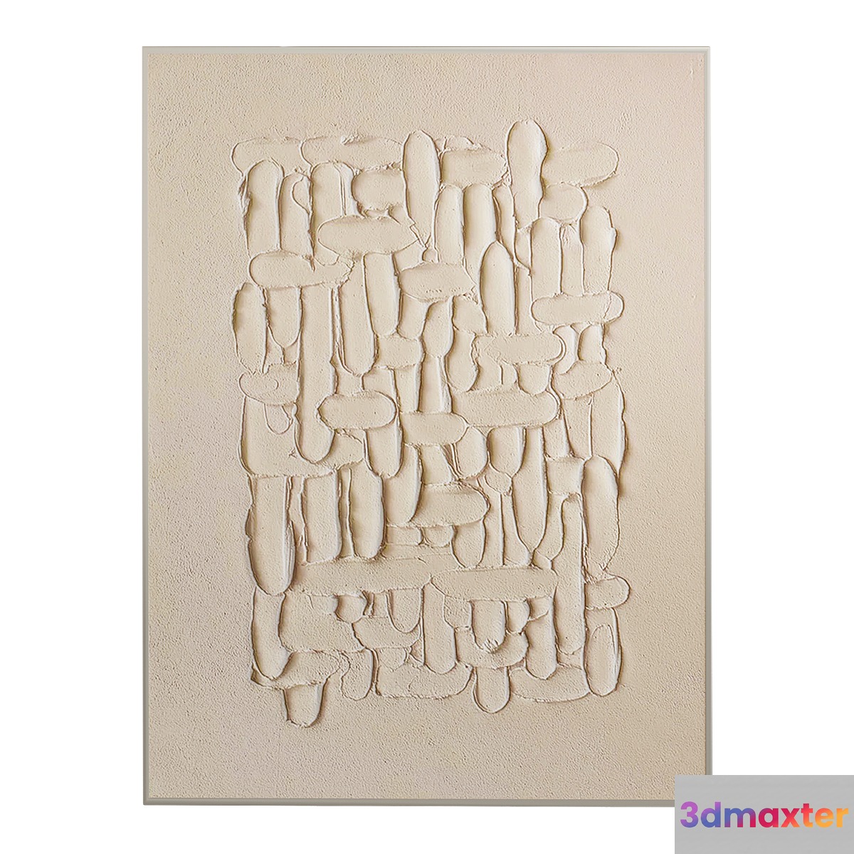 MODERN ABSTRACT PAINTING abav422 - No.2 3D Max