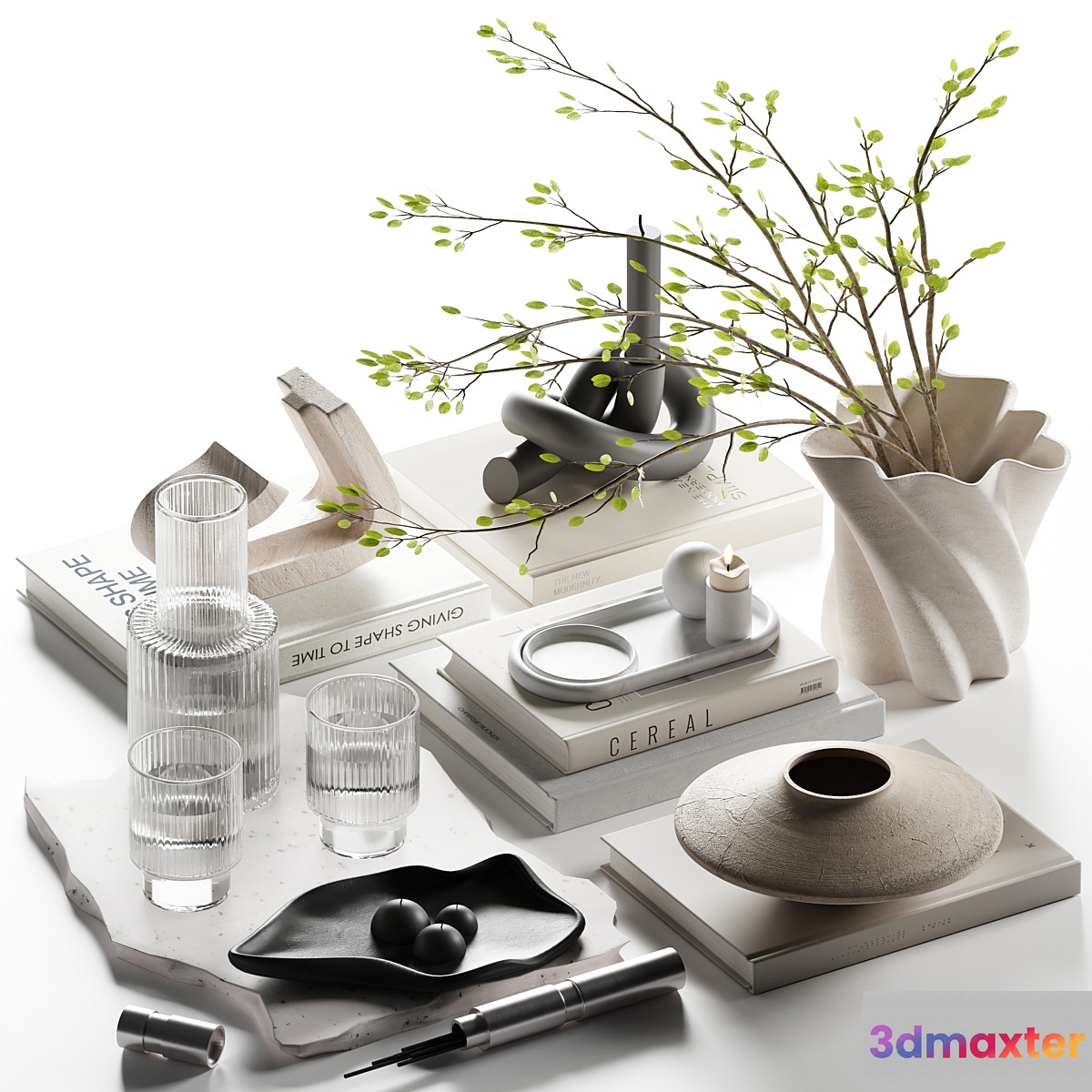decorative set 054 3D Max
