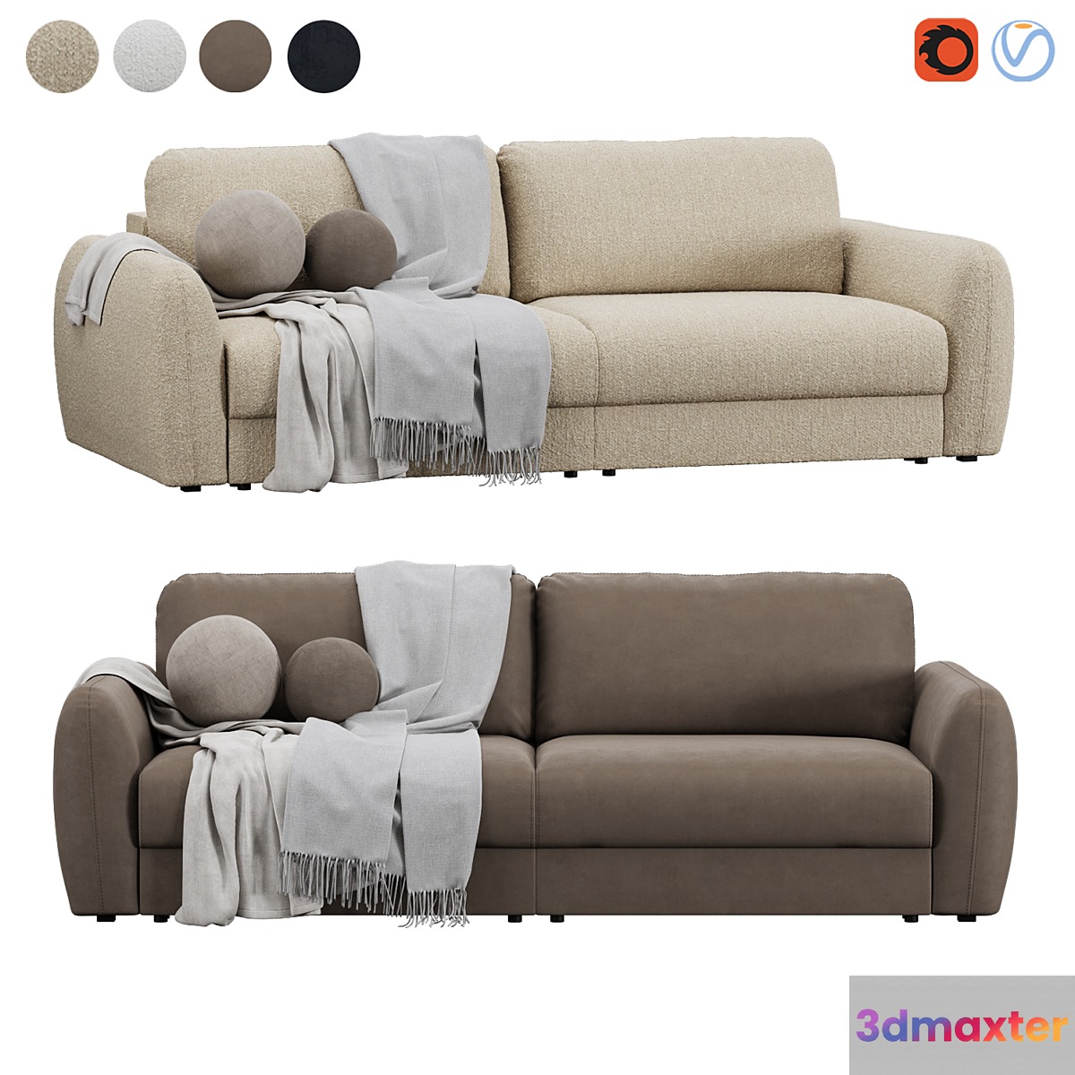 Sofa Biani divan.ru 3D Max