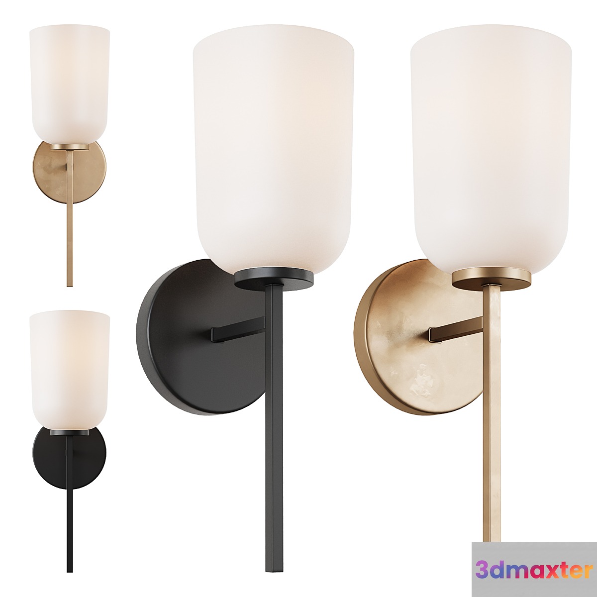 Verlice Bath Sconce 3D Max
