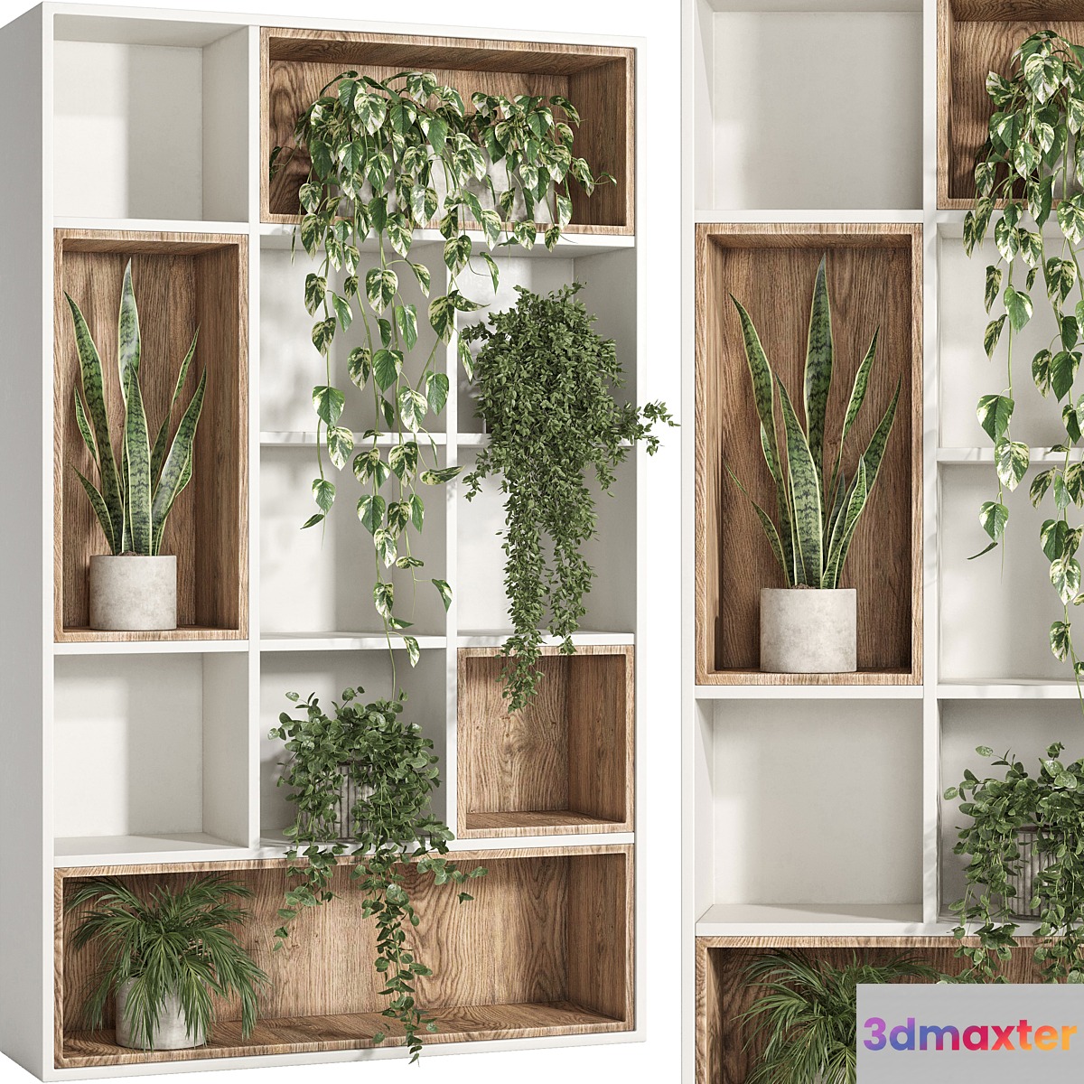 indoor plant stand 03 3D Max