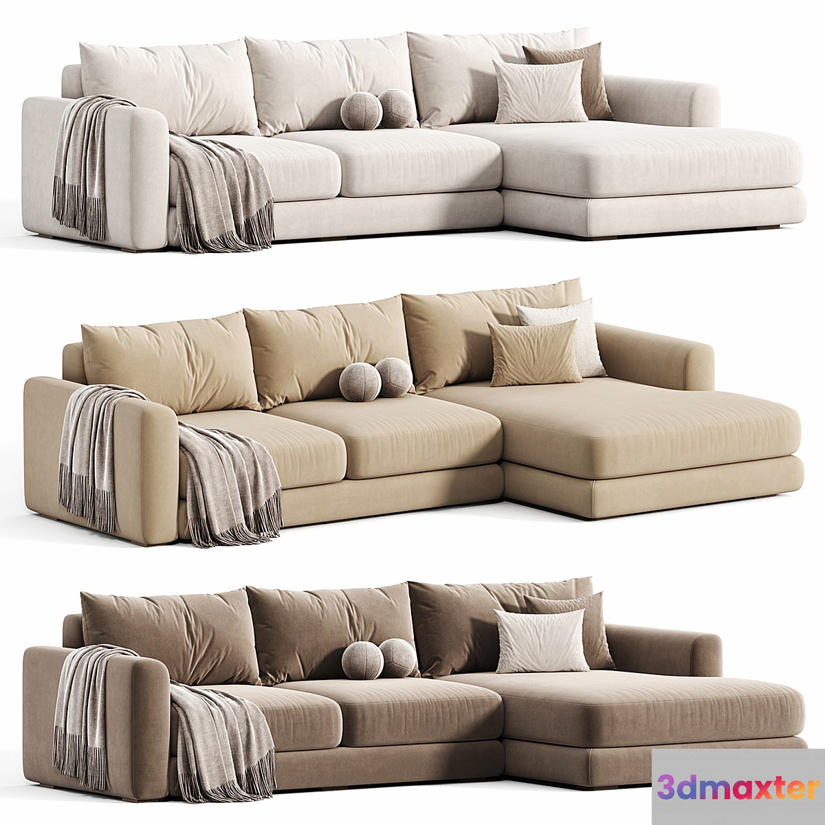 Sherlock Corner sofa 3D Max