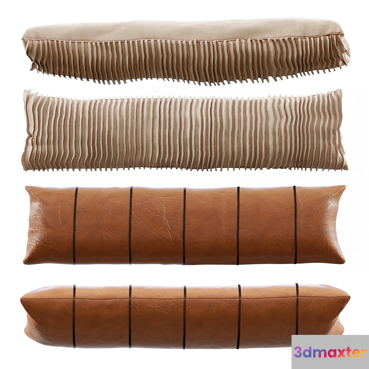 CB2 Lumbar Pillows 3D Max