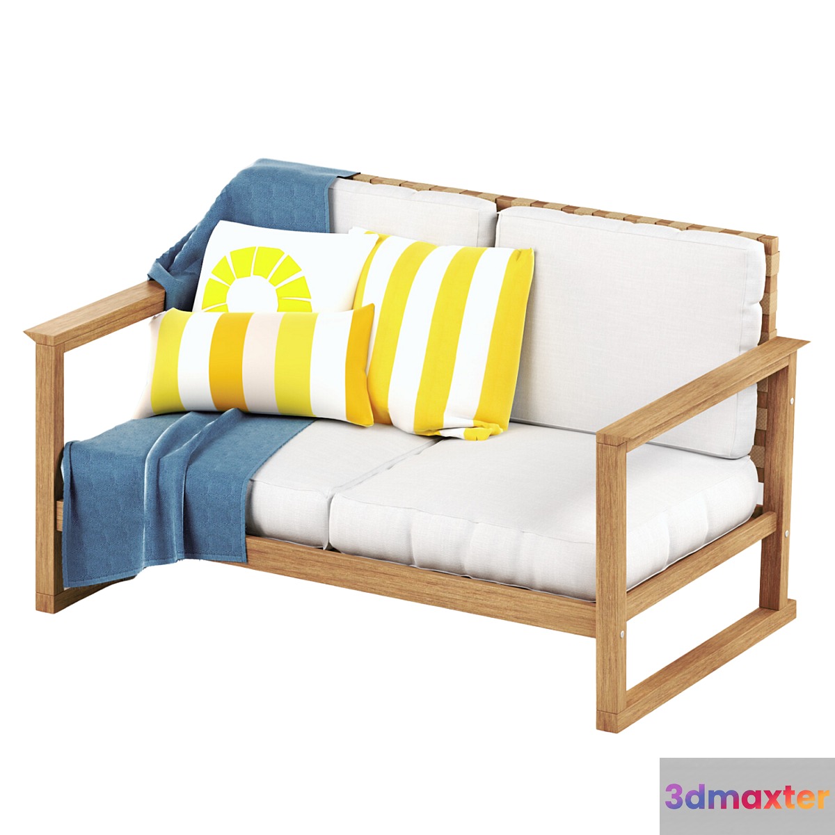 HATTHOLMEN 2-seater sofa | IKEA 3D Max