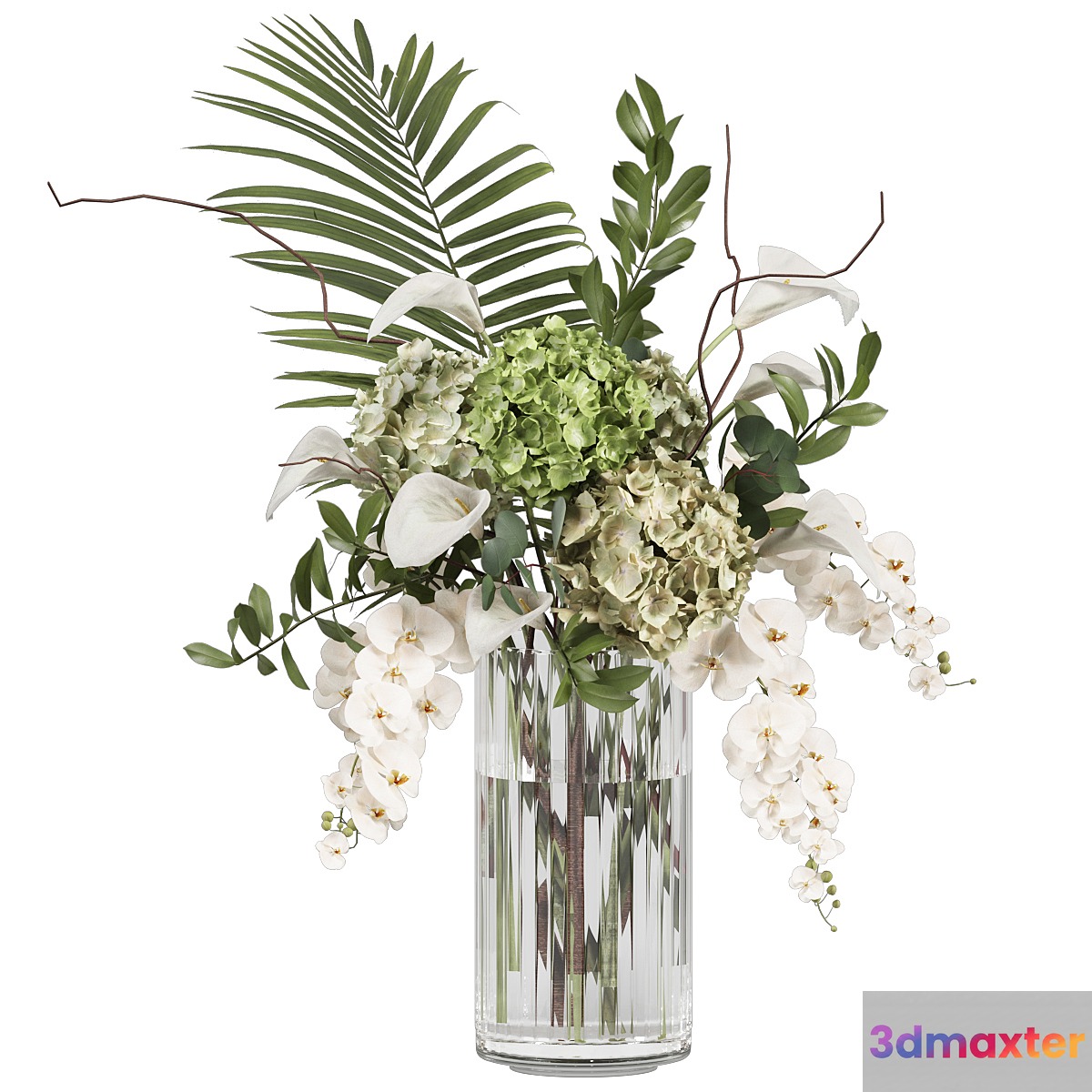 Flower in Vase 19 3D Max