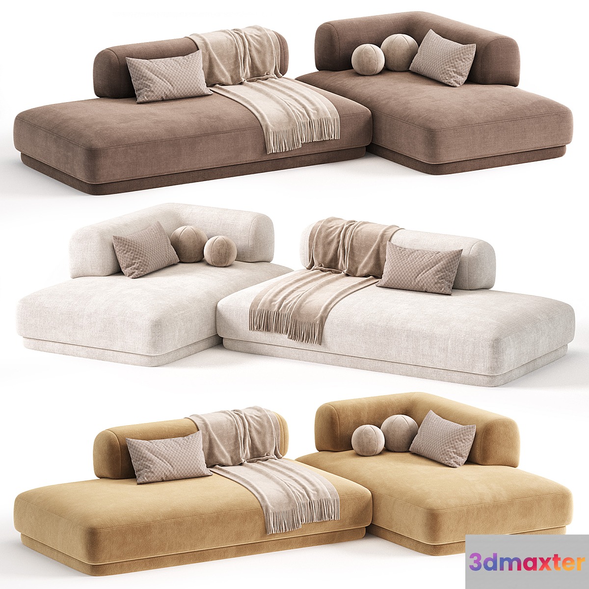 BUMPER Sofa by Zanotta 5 3D Max