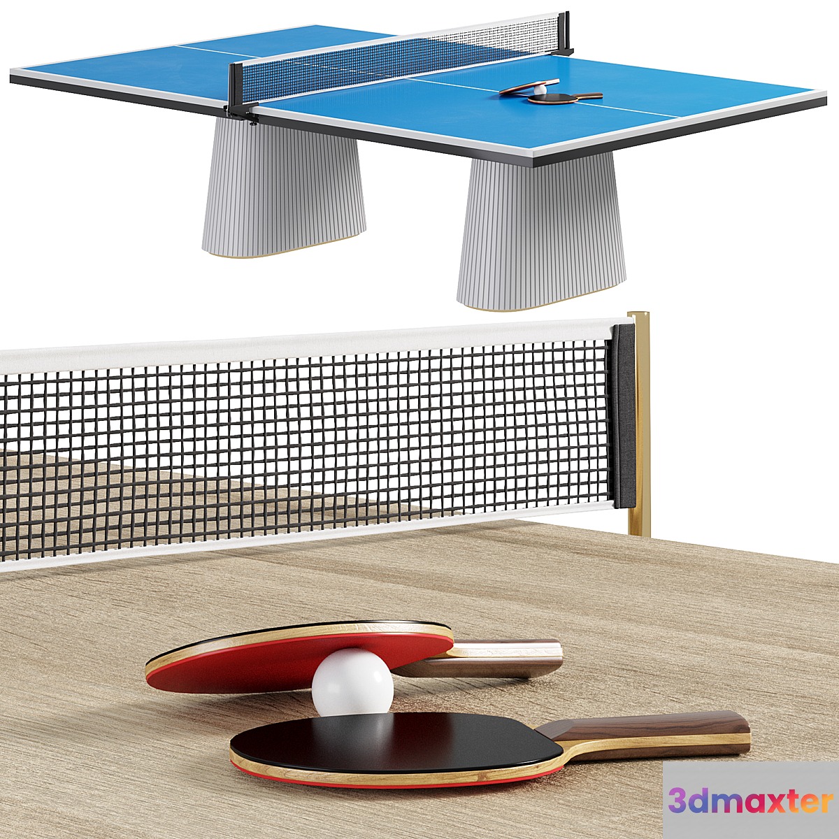 Ping Pong Table EGEO By Vismara 3D Max
