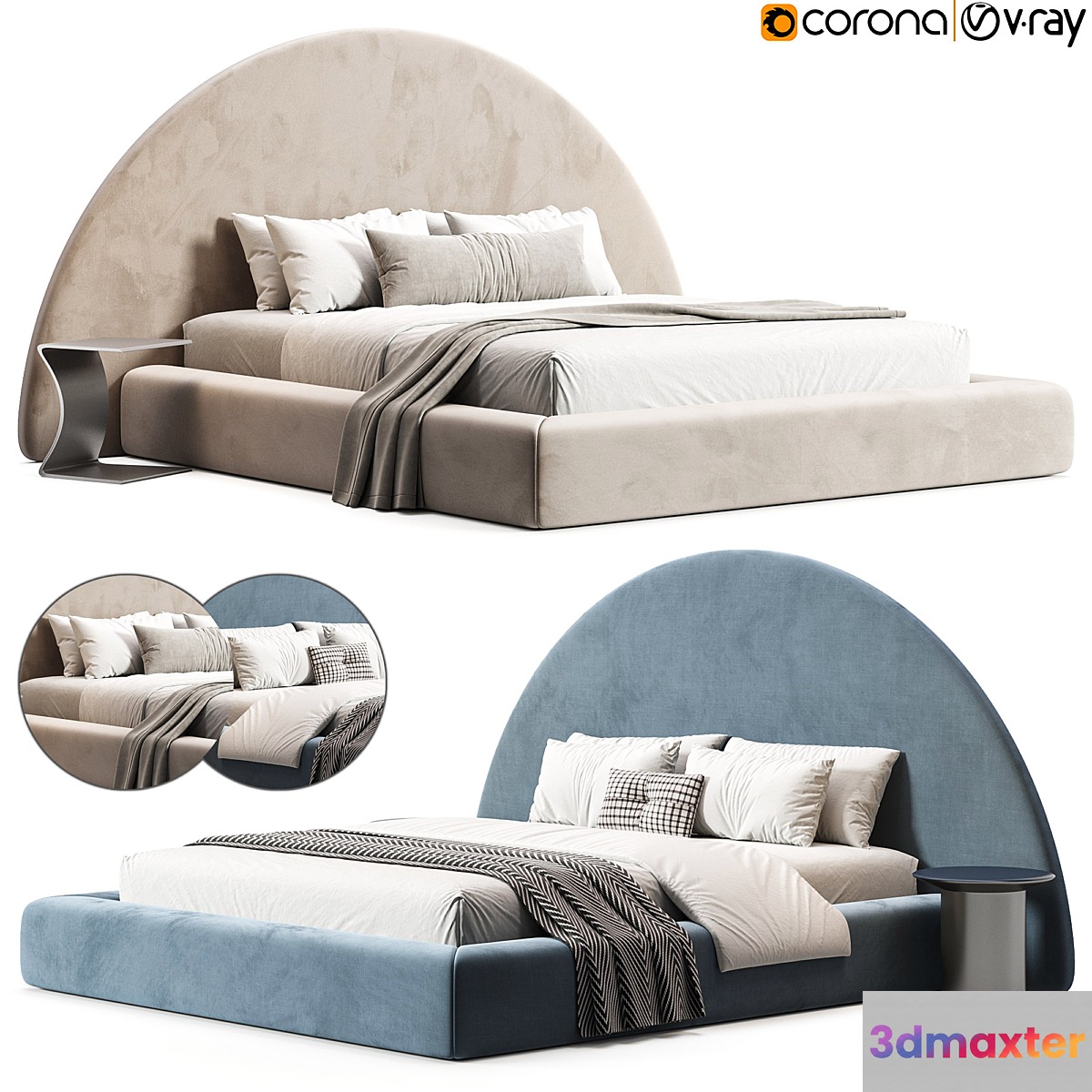 THE JAMES BED - No.2 3D Max