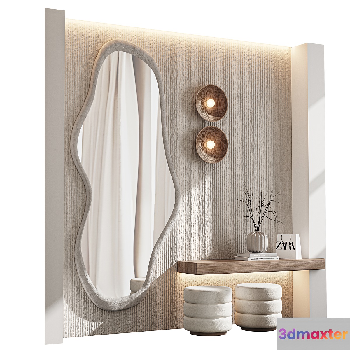Hallway ME set 03 3D Max