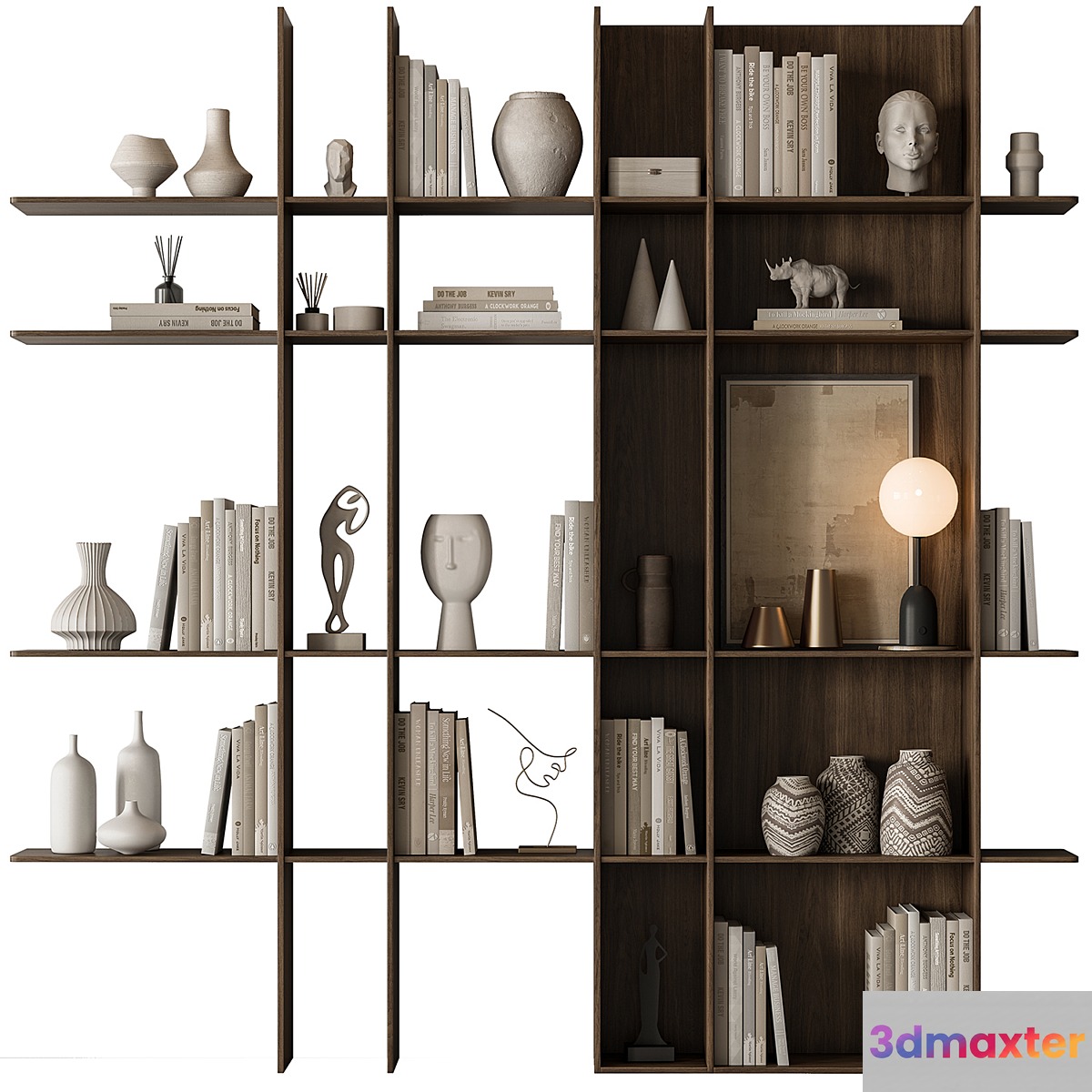 Shelves Decorative - Rack Set 19 3D Max