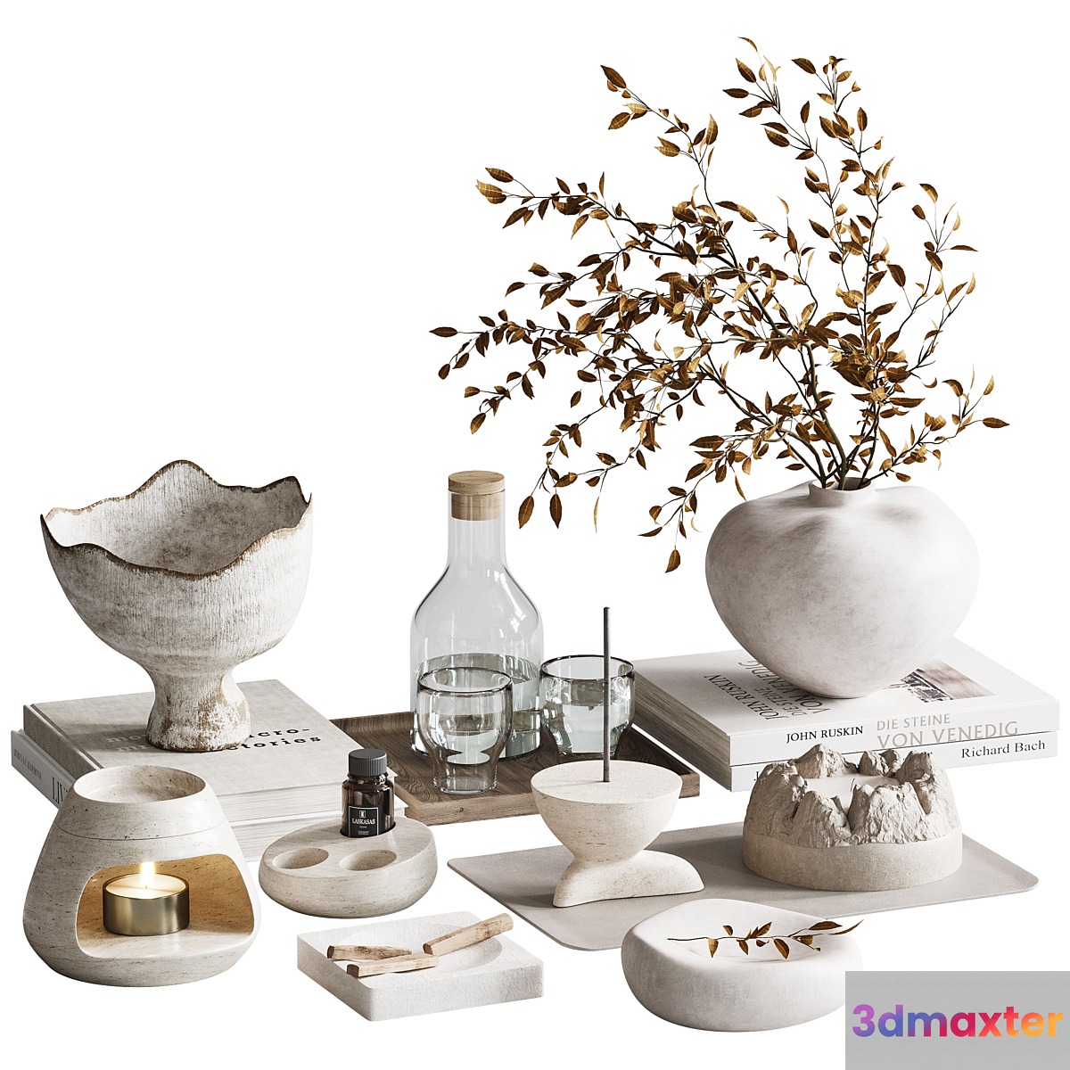 Decorative set H104 - No.2 3D Max