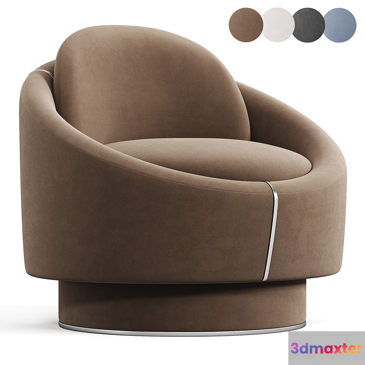 LUNA SWIN armchair 3D Max