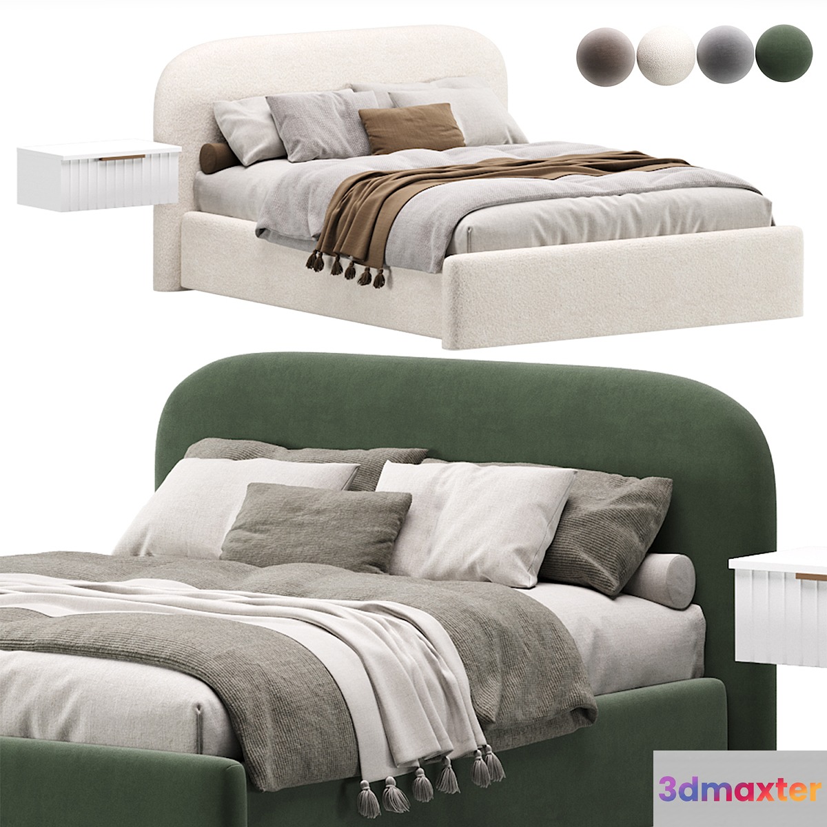 Kevia Bed 160 By Divan.ru _ Kevia Bed 3D Max