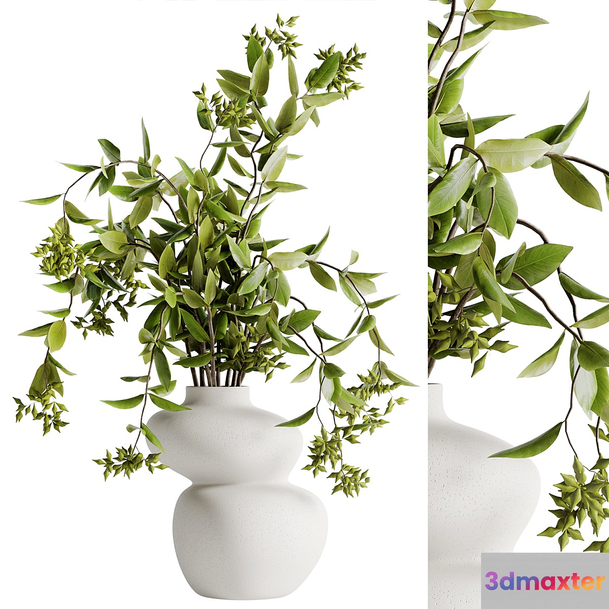 twig bouquet 08 3D Max