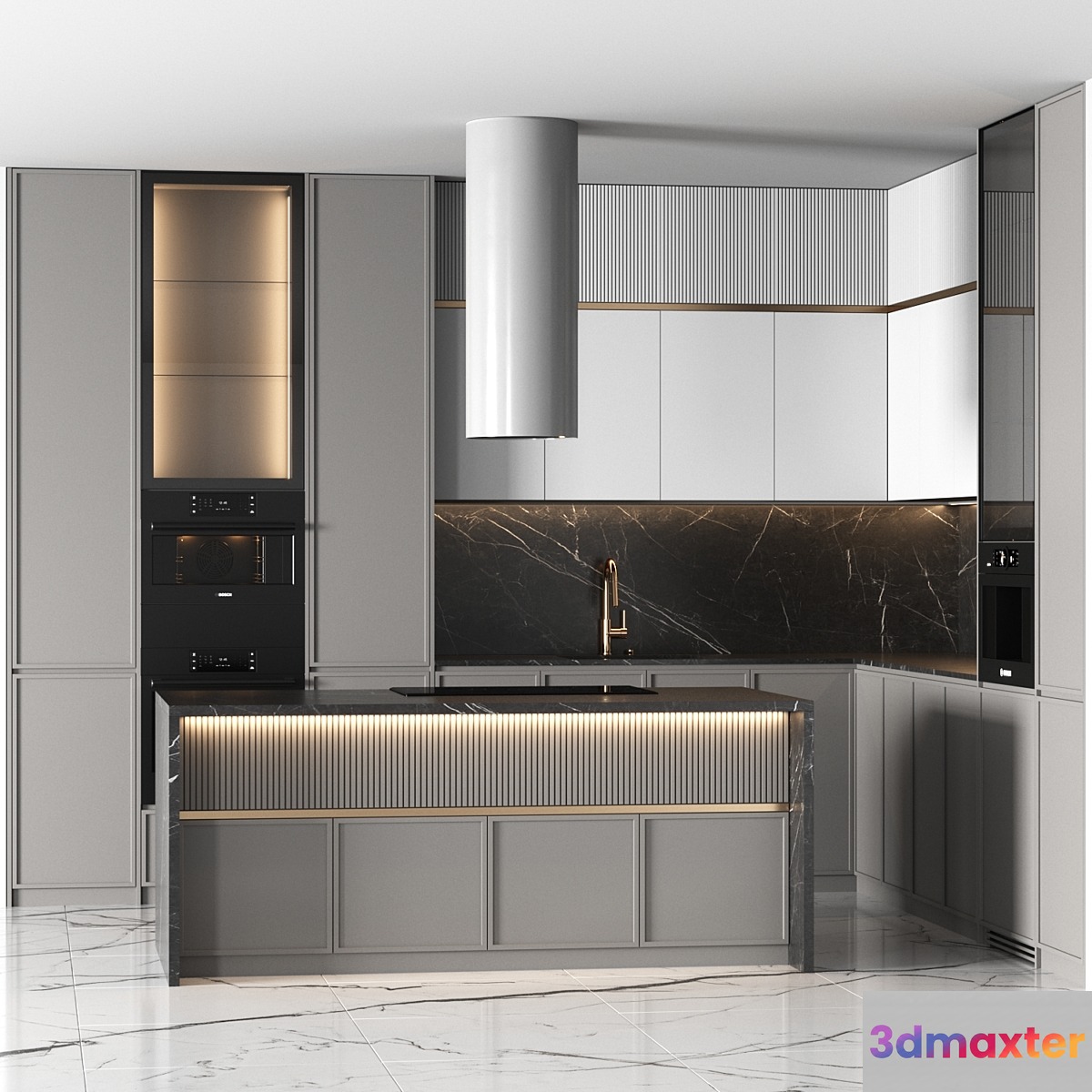 Kitchen Design 08 3D Max Kitchen Design 08 3D Max