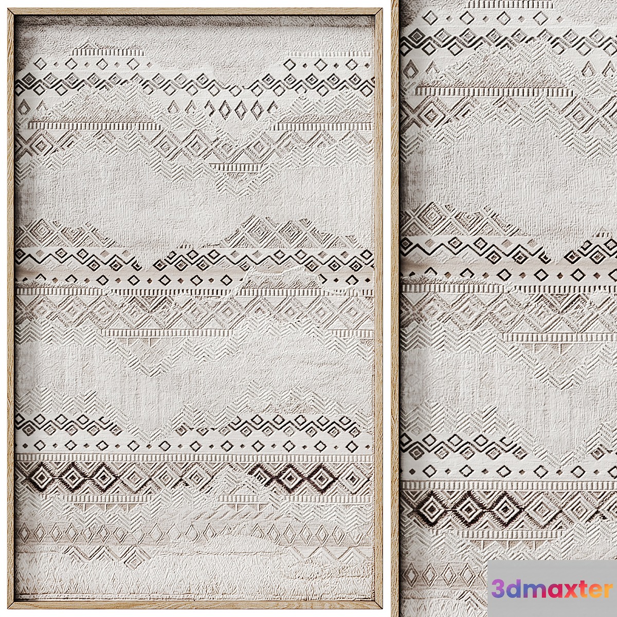 Decorative panel 3D ART RELIEF 108 3D Max