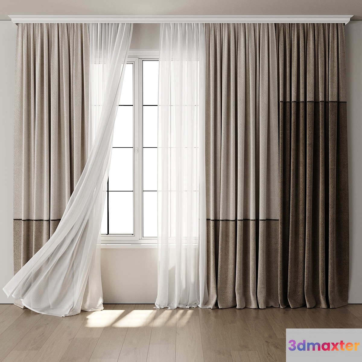 Curtain for Interior 136 3D Max