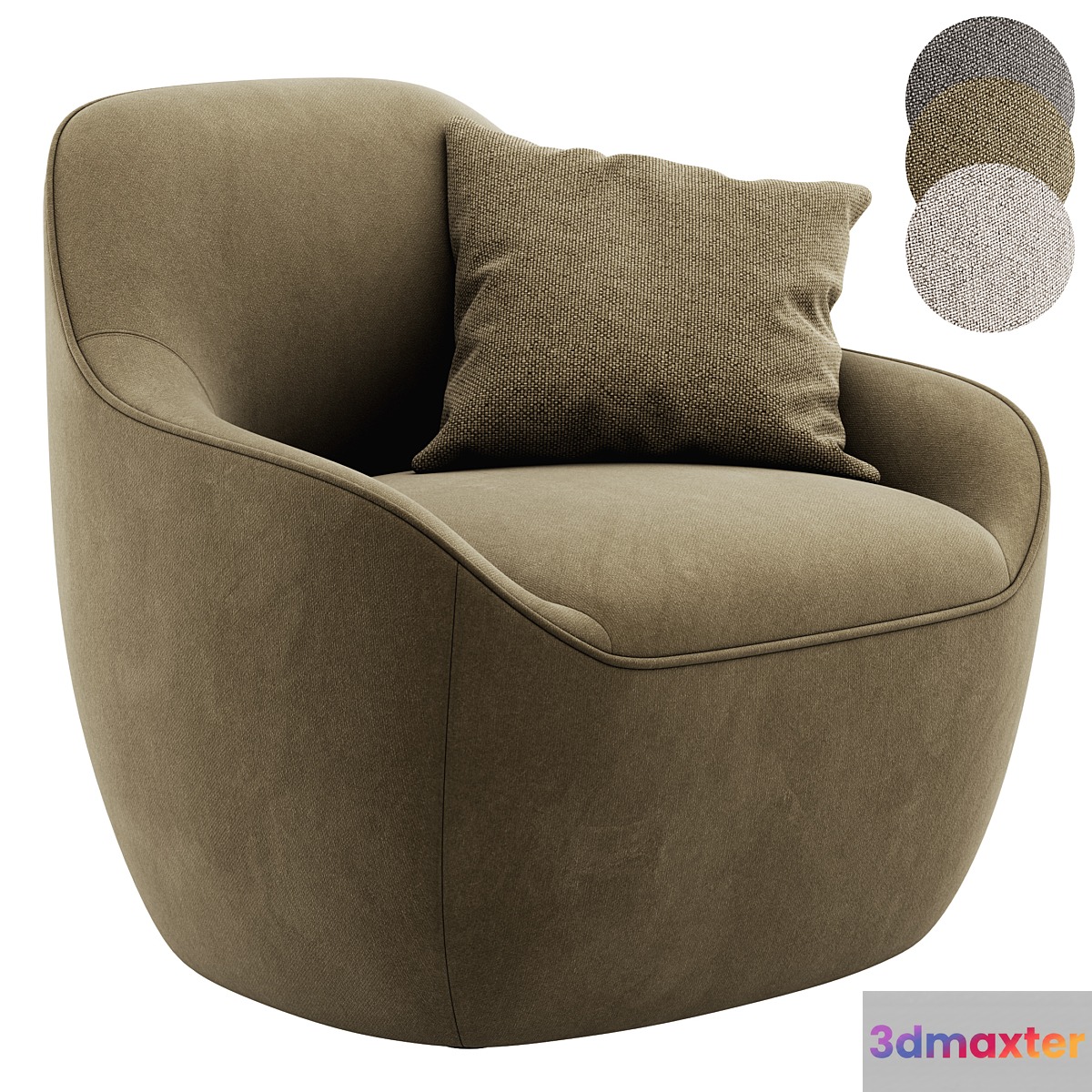 Armchair Becca By Bernhardt Design 3D Max