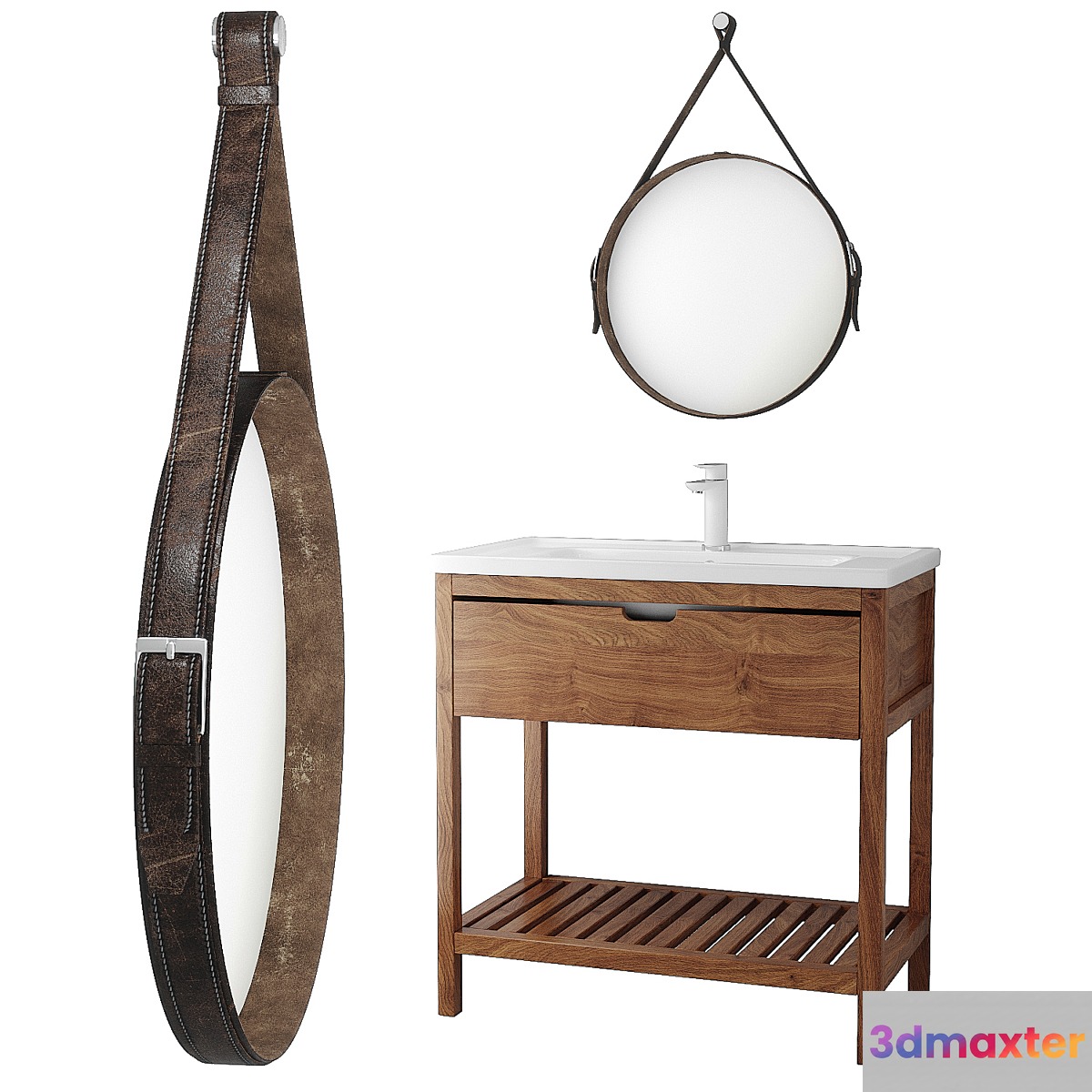 Bathroom set Creto Provence 3D Max