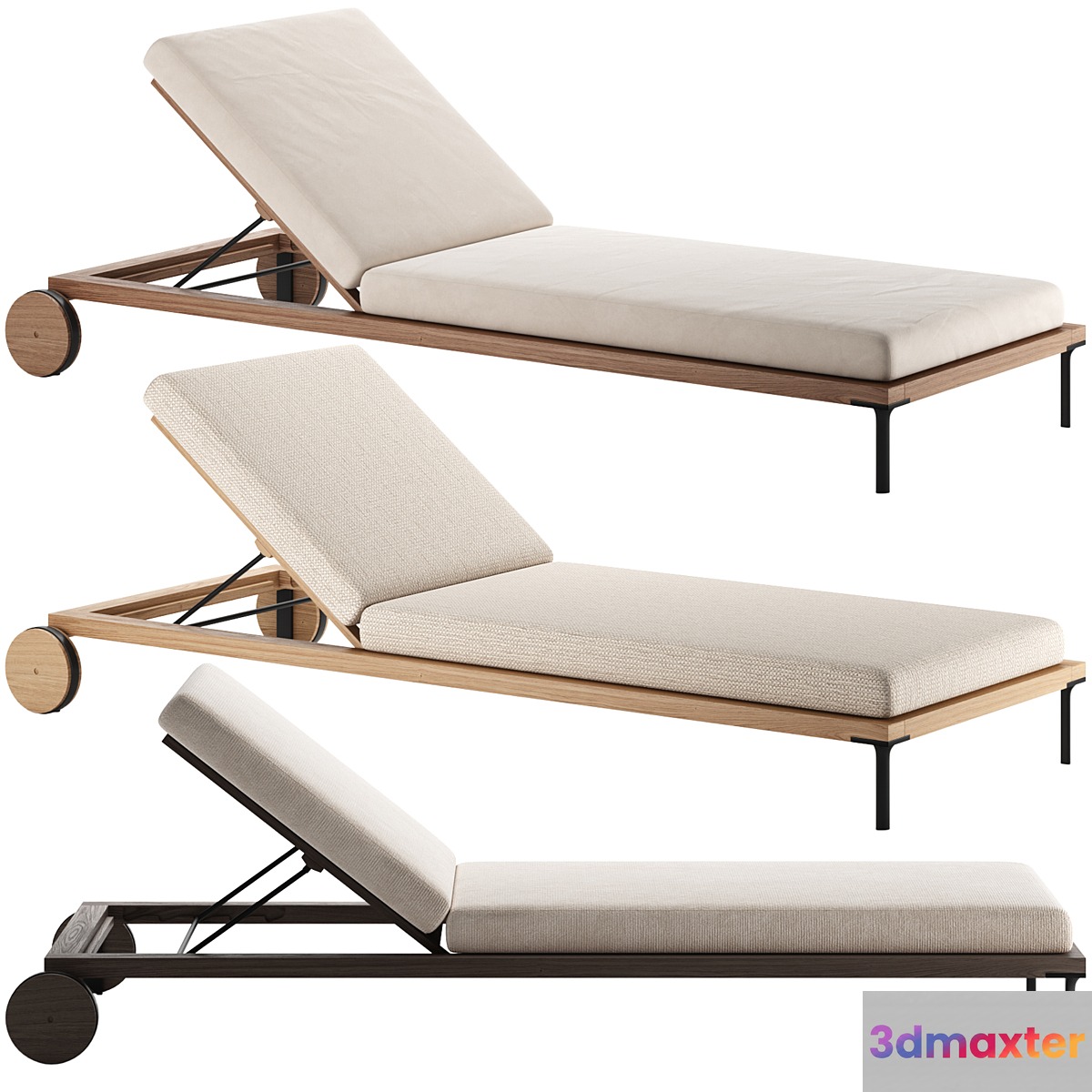 CLEOSOFT SUNBED by Talenti 3D Max