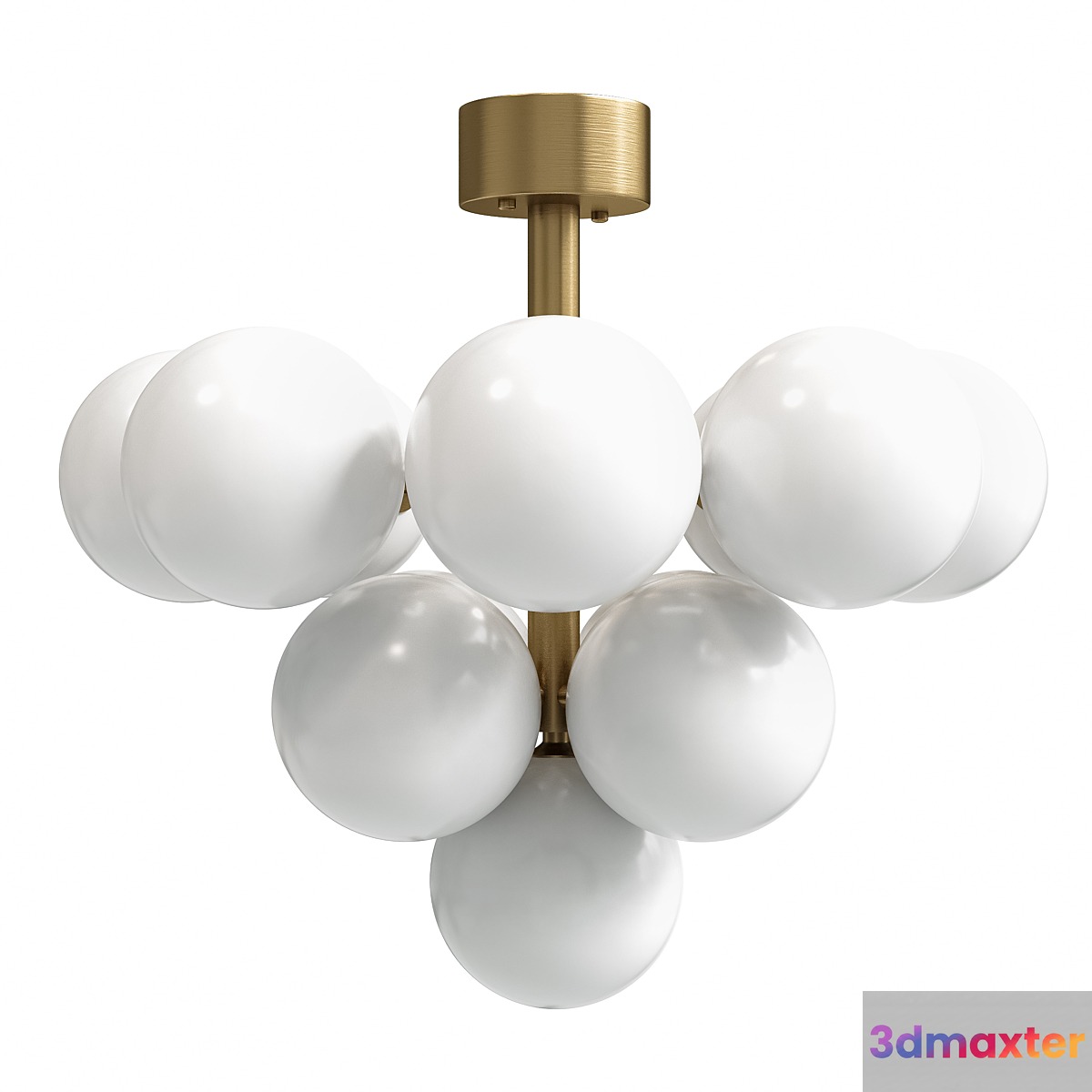 Ceiling lamp Markslojd Merlot Brass_Black 3D Max