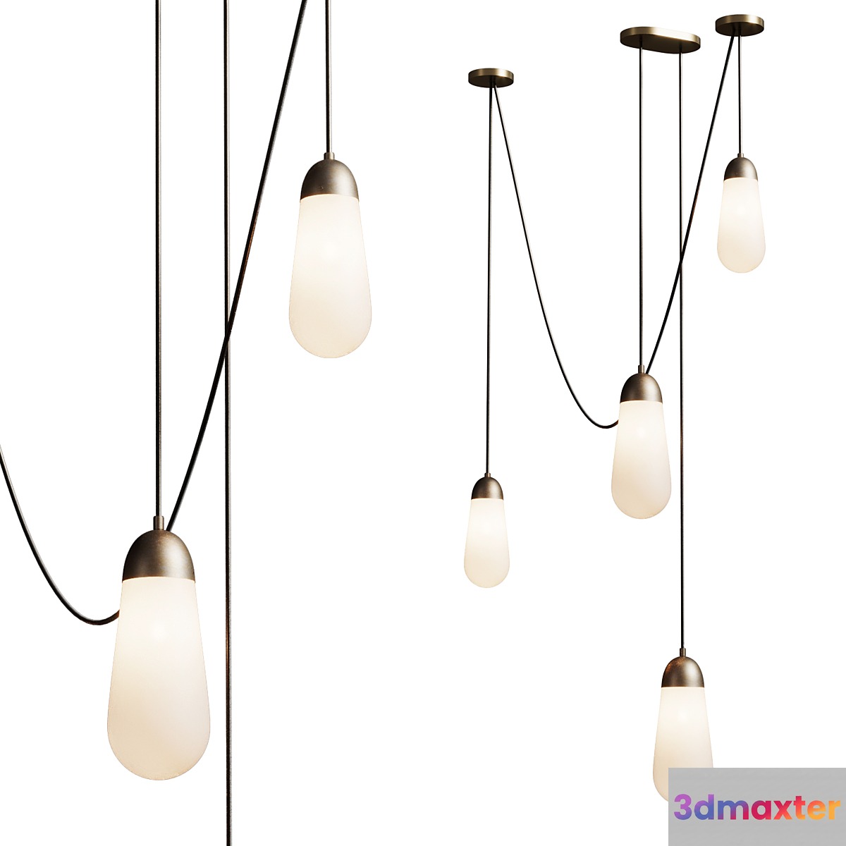 Lariat Sconce Pendant Light 3D Max