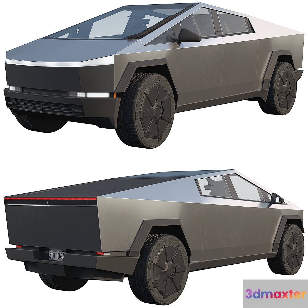 Tesla Cybertruck 2024 3D Max