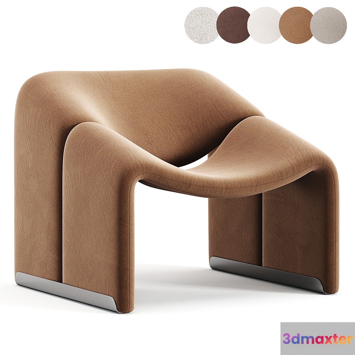 Groovy Chair Pierre Paulin 3D Max