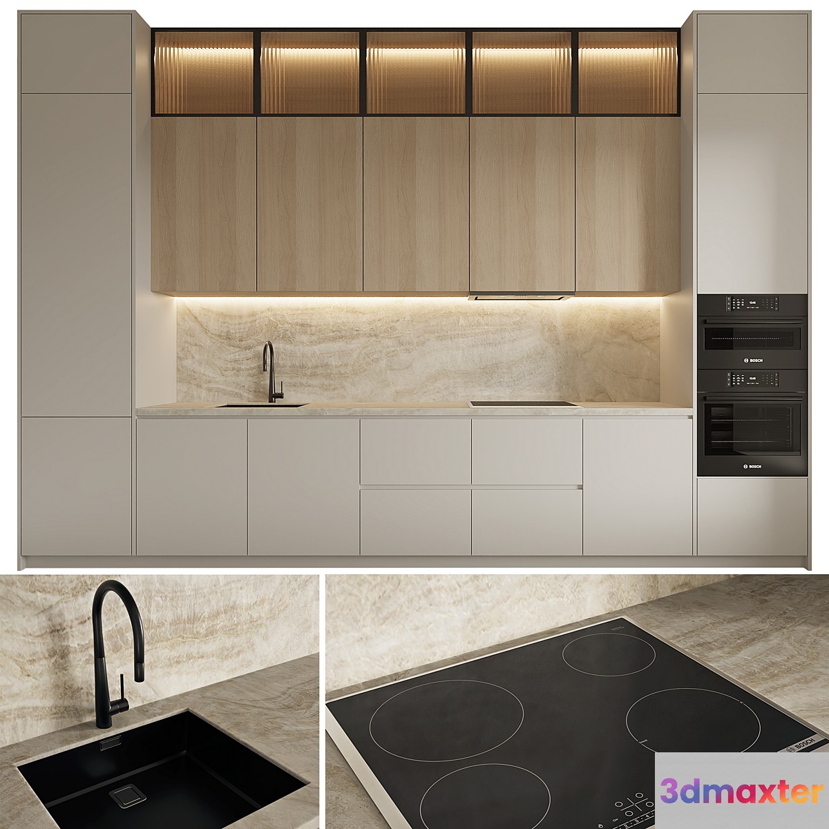 Kitchen Model 20 3D Max