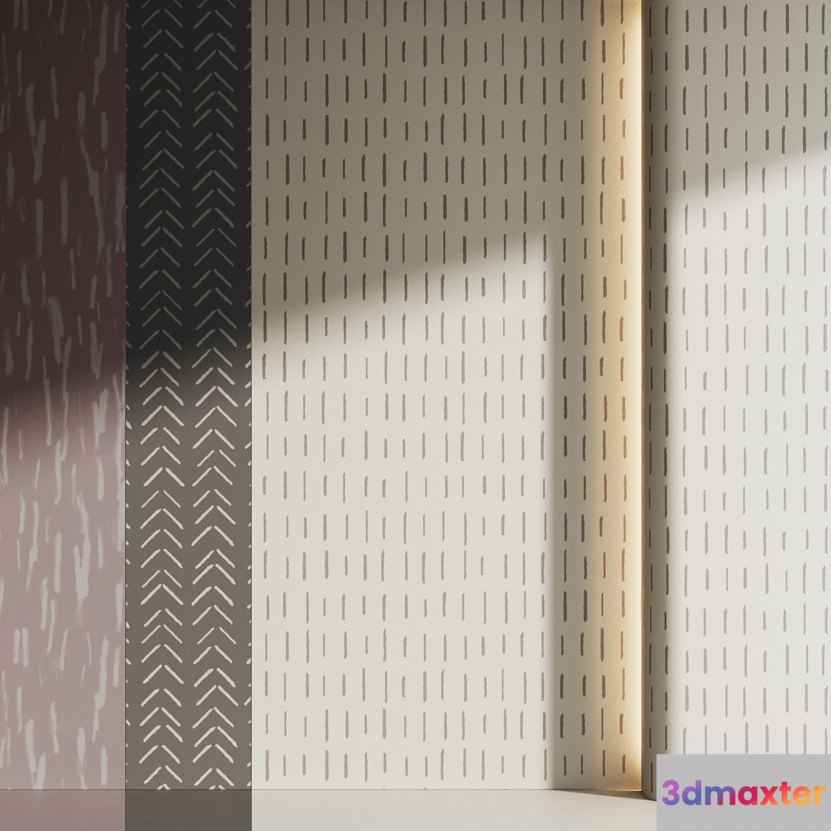 Wall pattern _ Wallpaper pattern 007 3D Max