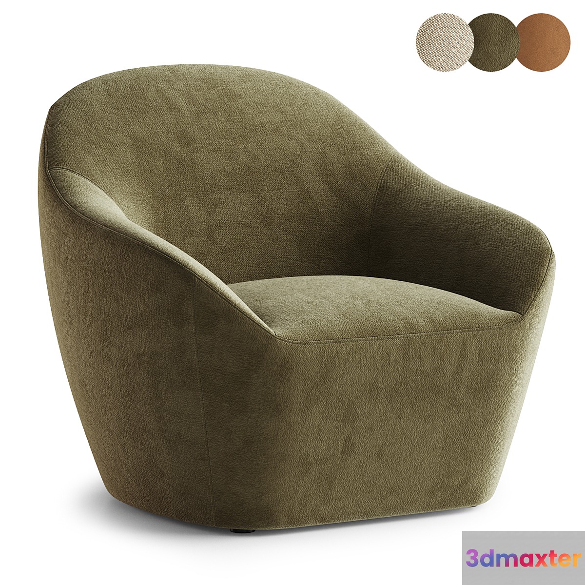Becca armchair 3D Max