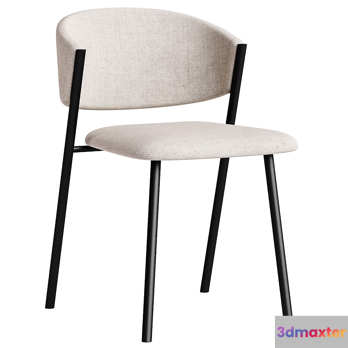 Chair Rupert Textile Light 3D Max