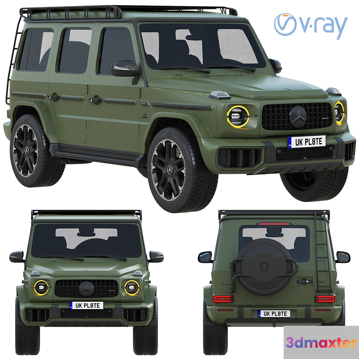 Mercedes-Benz G63 AMG 2025 Offroad Package PRO 3D Max