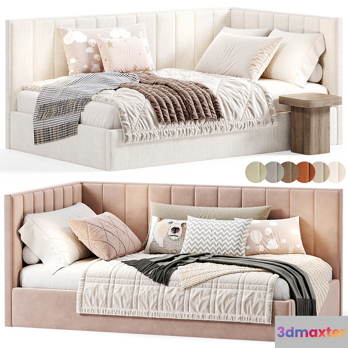 Tanta kids Bed By h0 3D Max