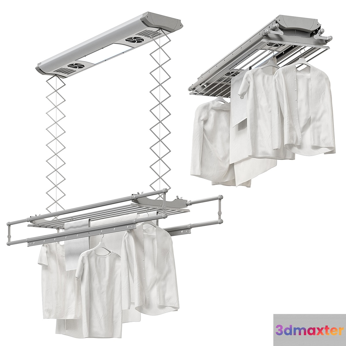 Foxydry Air ceiling drying rack 3D Max