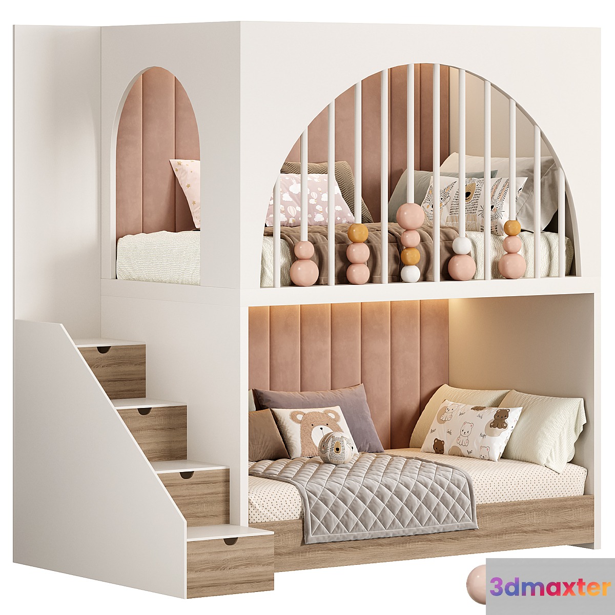 Miko children bedrooms 3D Max