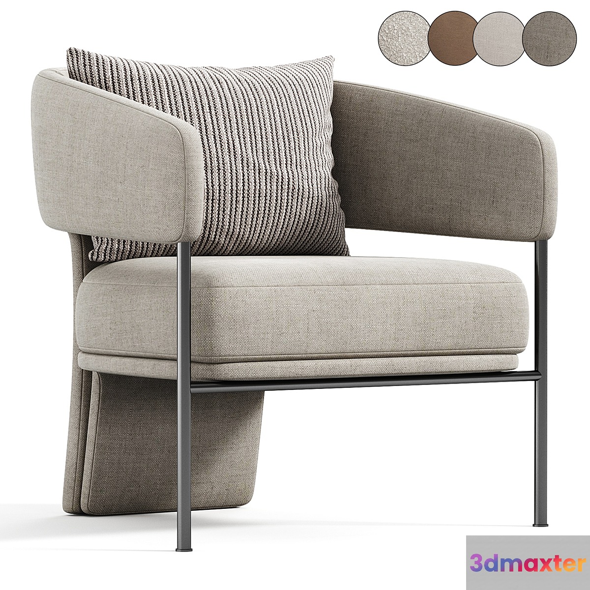 Loti Armchair 3D Max