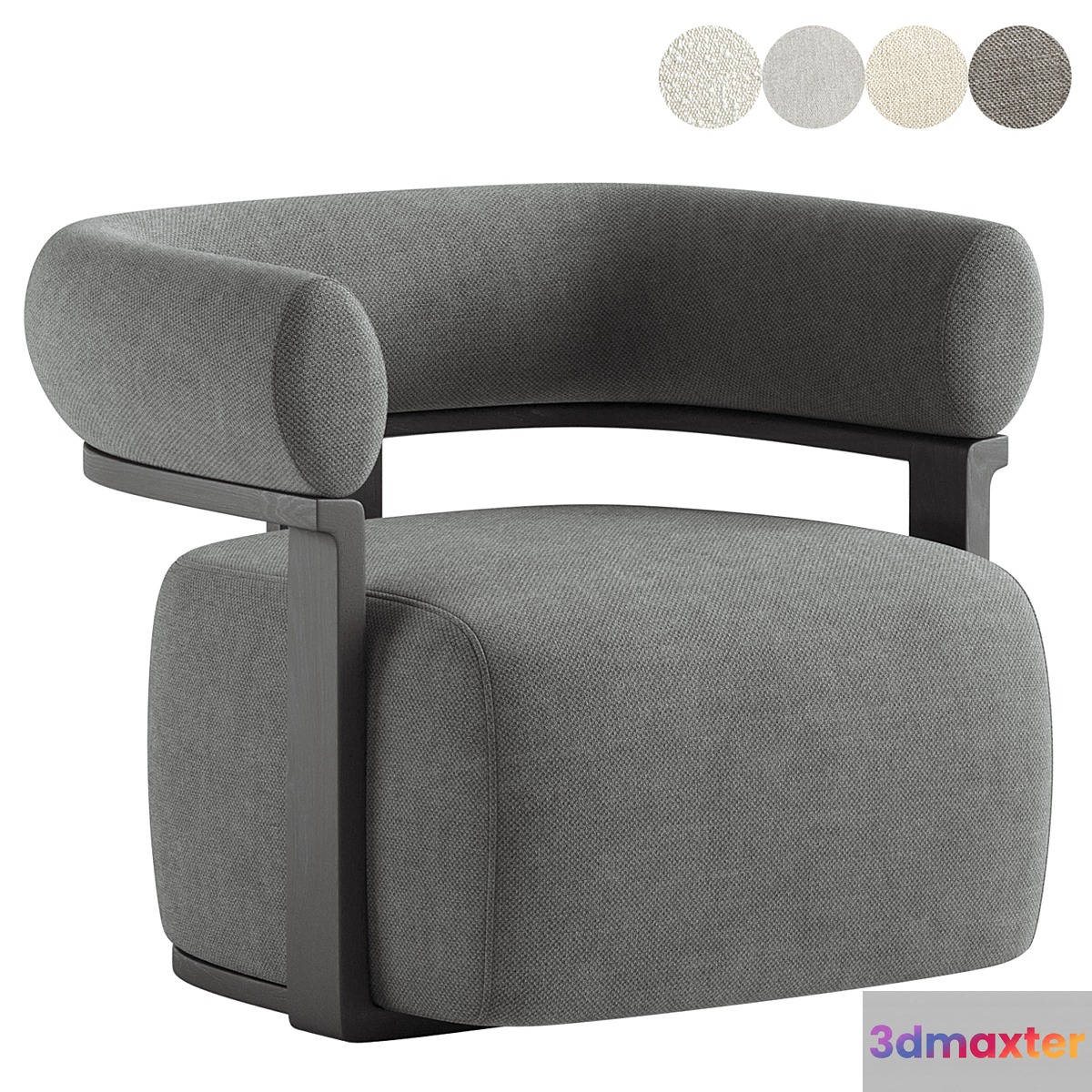 Lola Compact armchair 3D Max