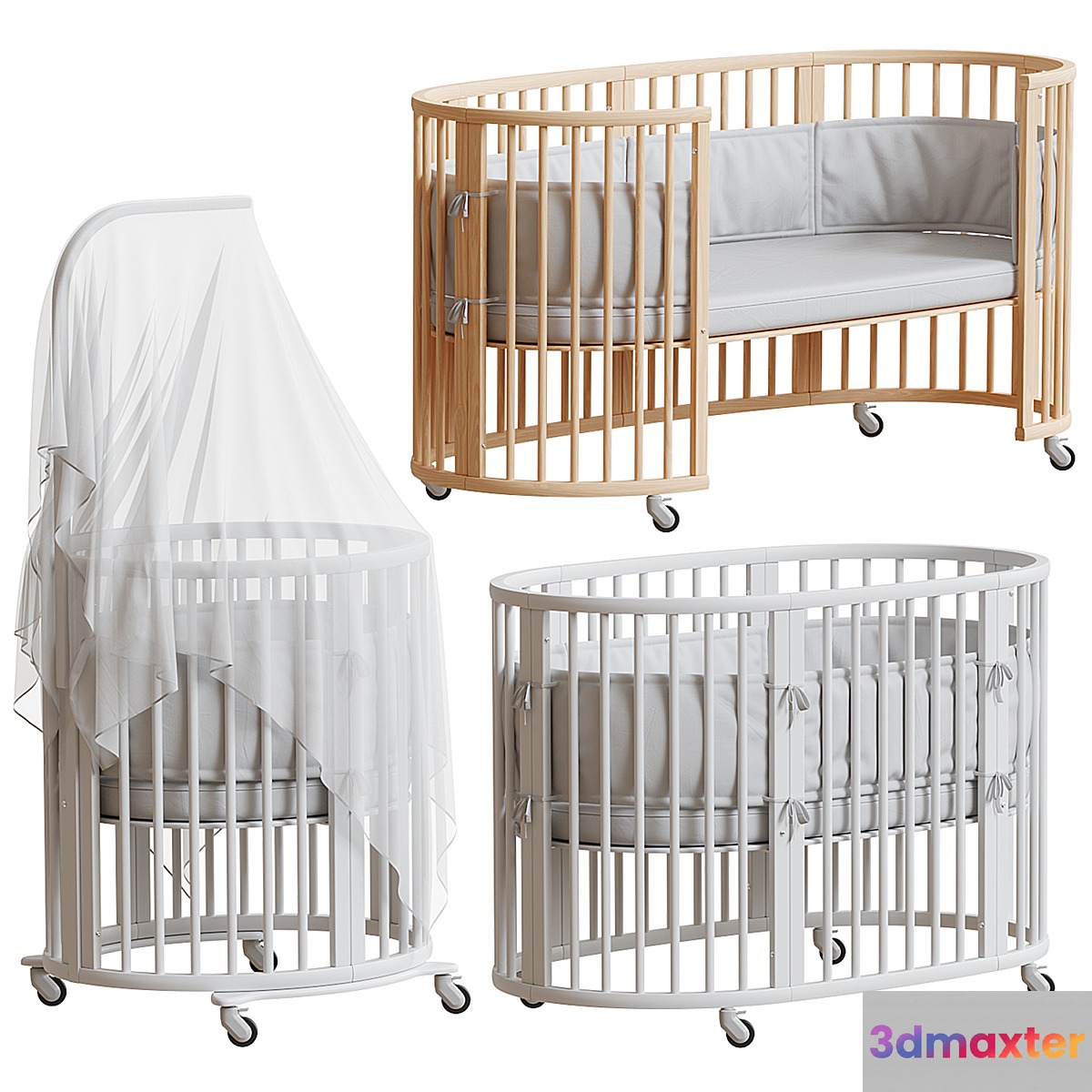 Stokke children's bed 3D Max