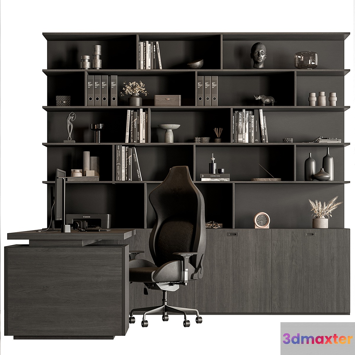 Boss Desk - Office Furniture 638 3D Max